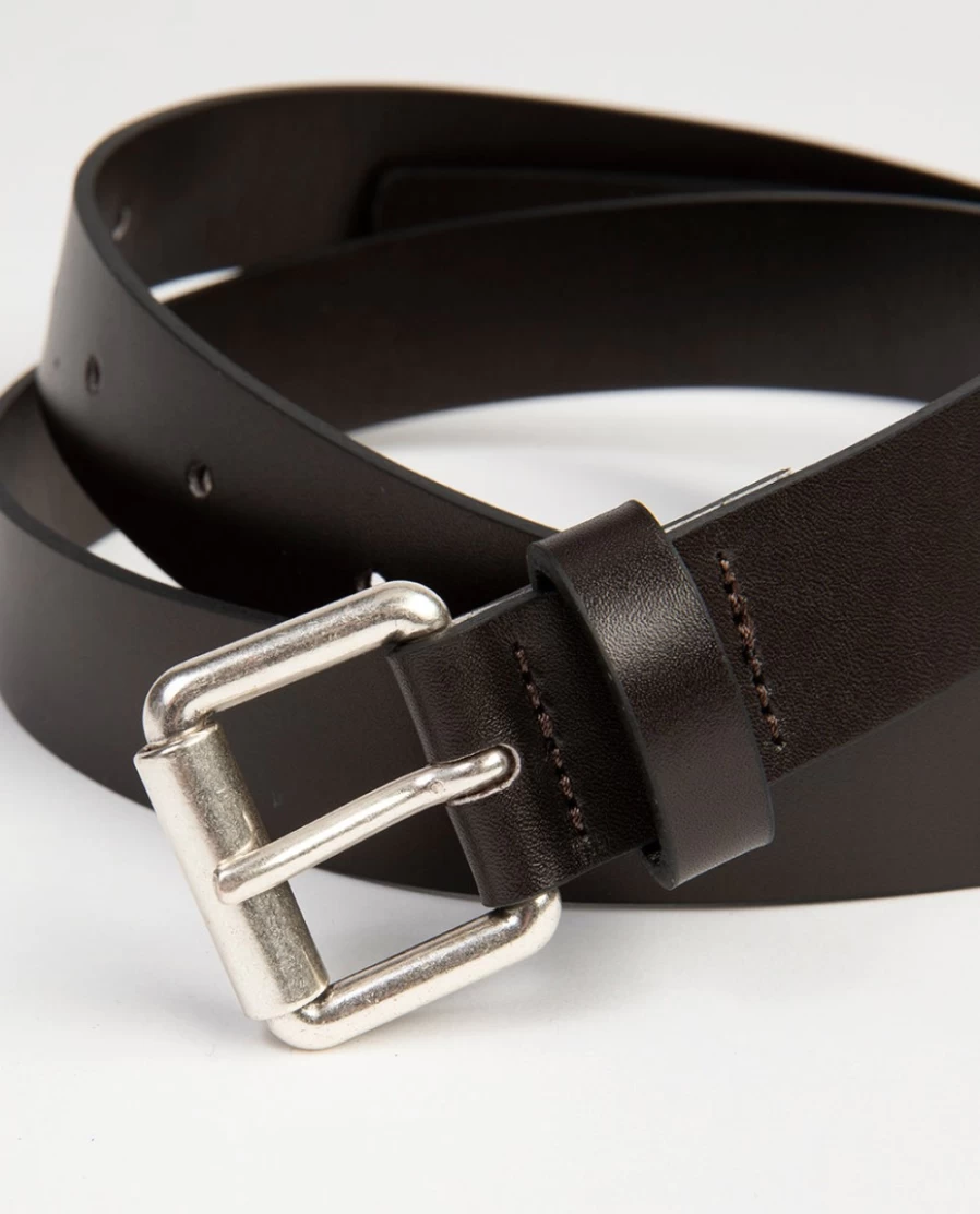 Rue Blanche Women's Belti 22A Brown Leather Belt