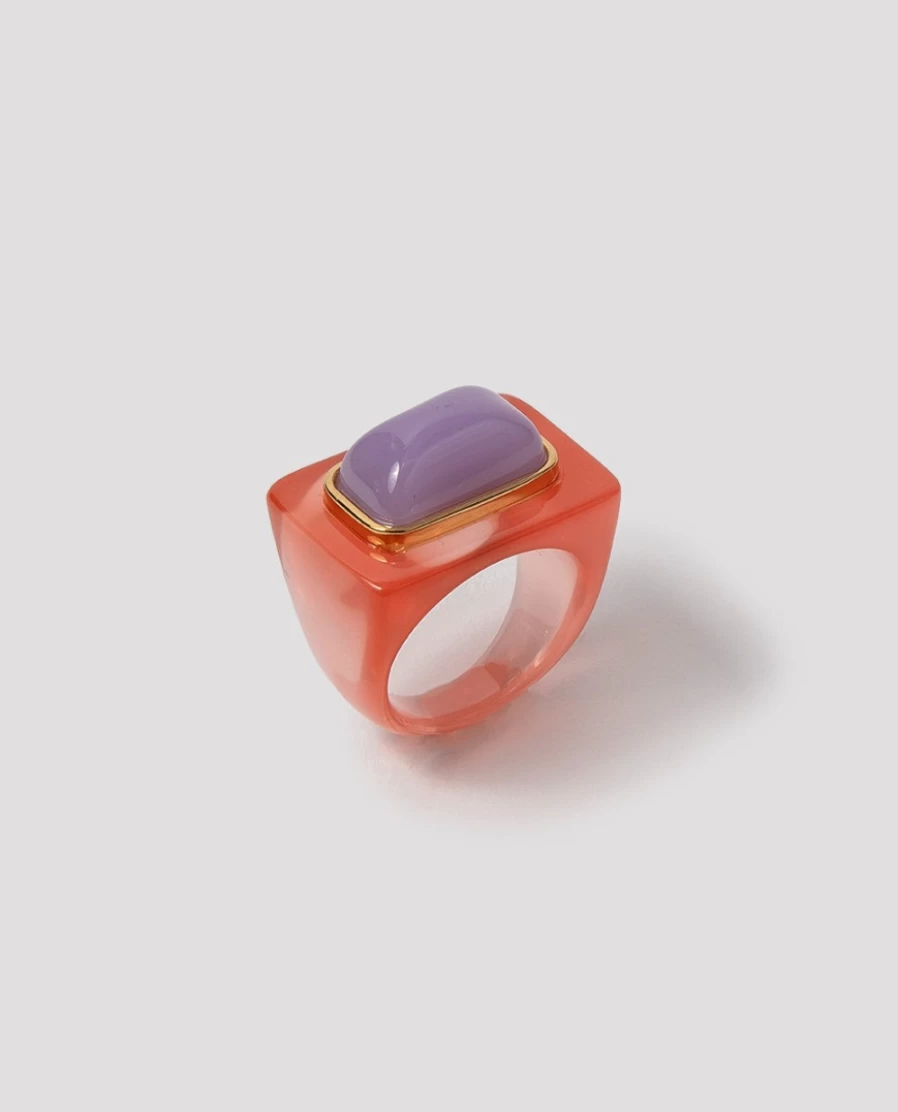 Rue Blanche Women's Orange Ring 23R06 Lucas Jack 23H Fashion Jewelry